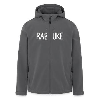 Rabauke - ungehobelter Mensch - ungezogenes Kind - Recycelte Männer Softshell-Jacke von Stanley/Stella - Anthrazit - Vorne - AI Model Male 185 light (185cm)