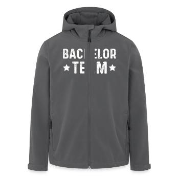 Bachelor Team - Recycelte Männer Softshell-Jacke von Stanley/Stella - Anthrazit - Vorne - AI Model Male 185 light (185cm)