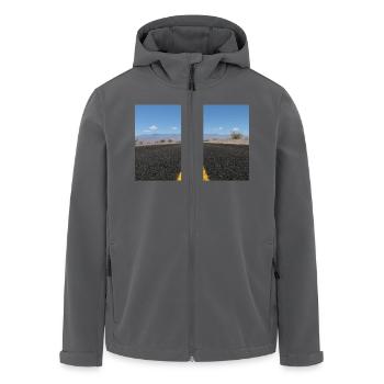 Strasse , Road Trip, Zeitlos , j - Recycelte Männer Softshell-Jacke von Stanley/Stella - Anthrazit - Vorne - AI Model Male 185 light (185cm)