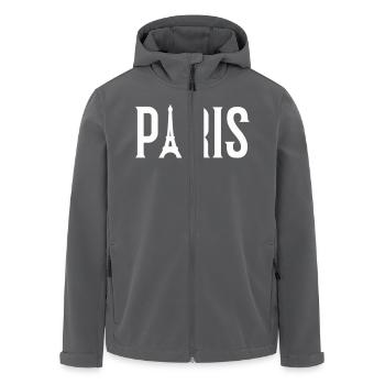 paris - Recycelte Männer Softshell-Jacke von Stanley/Stella - Anthrazit - Vorne - AI Model Male 185 light (185cm)