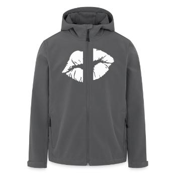 kuss - Recycelte Männer Softshell-Jacke von Stanley/Stella - Anthrazit - Vorne - AI Model Male 185 light (185cm)
