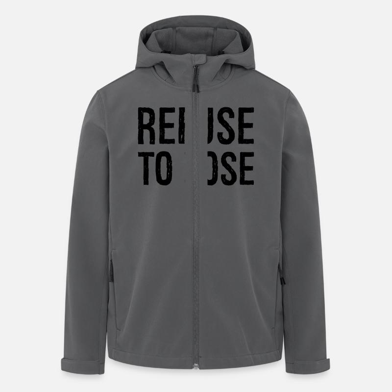 Refuser de perdre - Veste softshell homme en polyester recyclé Stanley/Stella - charbon