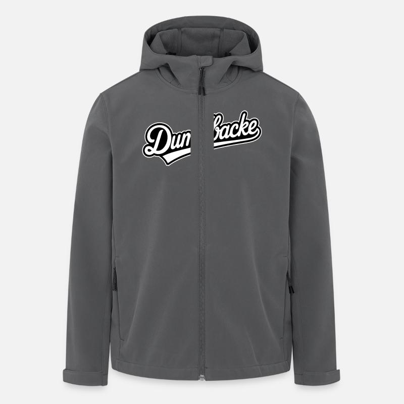 Dullfbacke - Funny German Memes - Men’s Recycled Softshell Jacket by Stanley/Stella - anthracite