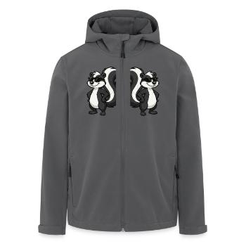 stinktier 2 - Recycelte Männer Softshell-Jacke von Stanley/Stella - Anthrazit - Vorne - AI Model Male 185 light (185cm)