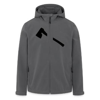 AXT - Recycelte Männer Softshell-Jacke von Stanley/Stella - Anthrazit - Vorne - AI Model Male 185 light (185cm)