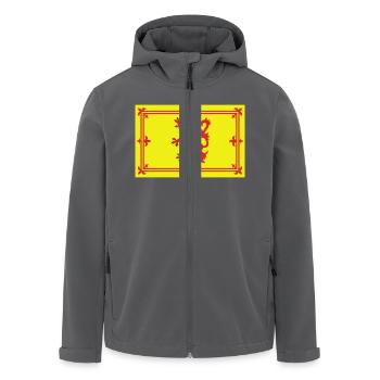 schottland - Recycelte Männer Softshell-Jacke von Stanley/Stella - Anthrazit - Vorne - AI Model Male 185 light (185cm)