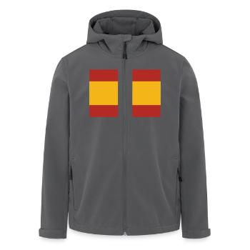 spanien - Recycelte Männer Softshell-Jacke von Stanley/Stella - Anthrazit - Vorne - AI Model Male 185 light (185cm)