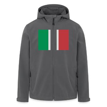 italien - Recycelte Männer Softshell-Jacke von Stanley/Stella - Anthrazit - Vorne - AI Model Male 185 light (185cm)