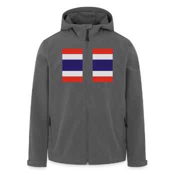 thailand - Recycelte Männer Softshell-Jacke von Stanley/Stella - Anthrazit - Vorne - AI Model Male 185 light (185cm)