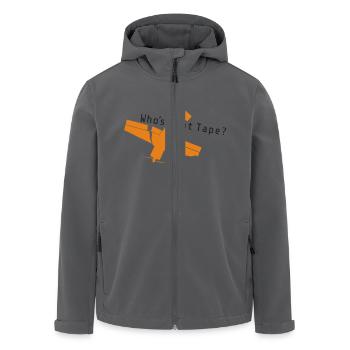 Who´s got Tape? - Recycelte Männer Softshell-Jacke von Stanley/Stella - Anthrazit - Vorne - AI Model Male 185 light (185cm)