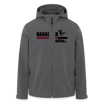 Hangover loading - Recycelte Männer Softshell-Jacke von Stanley/Stella - Anthrazit - Vorne - AI Model Male 185 light (185cm)