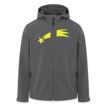 Sternschnuppe - Recycelte Männer Softshell-Jacke von Stanley/Stella - Anthrazit - Vorne - AI Model Male 185 light (185cm)