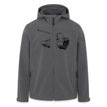 T-34 - Recycelte Männer Softshell-Jacke von Stanley/Stella - Anthrazit - Vorne - AI Model Male 185 light (185cm)