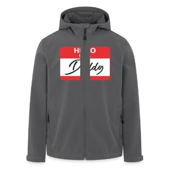 Hello i am Daddy - Recycelte Männer Softshell-Jacke von Stanley/Stella - Anthrazit - Vorne - AI Model Male 185 light (185cm)