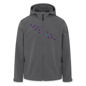 sternschnuppe - Recycelte Männer Softshell-Jacke von Stanley/Stella - Anthrazit - Vorne - AI Model Male 185 light (185cm)