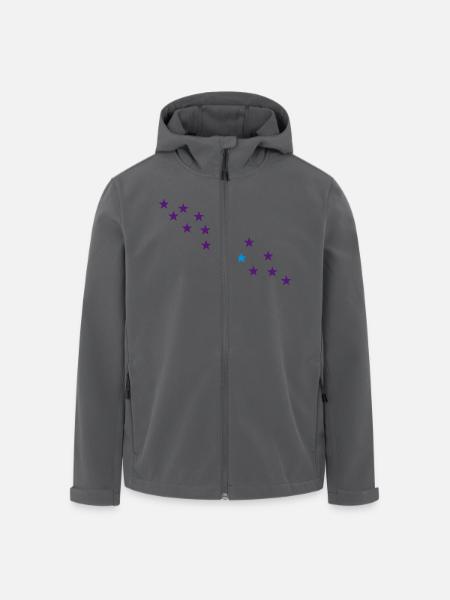 sternschnuppe - Recycelte Männer Softshell-Jacke von Stanley/Stella - Anthrazit