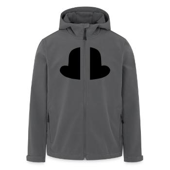 Gentleman Hut - Recycelte Männer Softshell-Jacke von Stanley/Stella - Anthrazit - Vorne - AI Model Male 185 light (185cm)