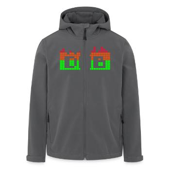 Neues Erinnerungen & T-Shirts Dub - Recycelte Männer Softshell-Jacke von Stanley/Stella - Anthrazit - Vorne - AI Model Male 185 light (185cm)