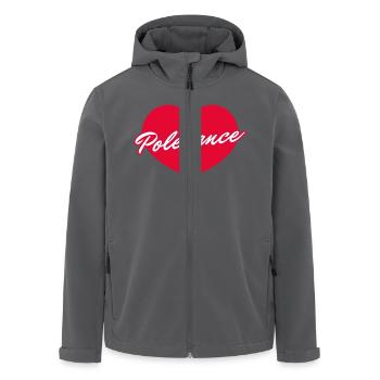 Ich liebe Poledance - Recycelte Männer Softshell-Jacke von Stanley/Stella - Anthrazit - Vorne - AI Model Male 185 light (185cm)