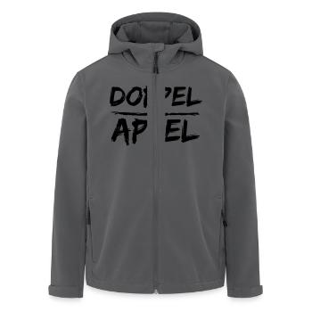 Doppelapfel - Recycelte Männer Softshell-Jacke von Stanley/Stella - Anthrazit - Vorne - AI Model Male 185 light (185cm)