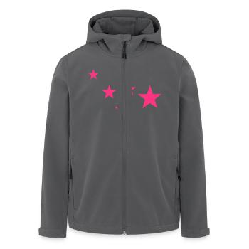 stars - Recycelte Männer Softshell-Jacke von Stanley/Stella - Anthrazit - Vorne - AI Model Male 185 light (185cm)