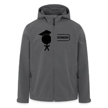 bestanden_student_f1 - Recycelte Männer Softshell-Jacke von Stanley/Stella - Anthrazit - Vorne - AI Model Male 185 light (185cm)