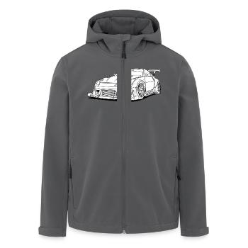 JDM - Recycelte Männer Softshell-Jacke von Stanley/Stella - Anthrazit - Vorne - AI Model Male 185 light (185cm)
