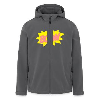 boom2 - Recycelte Männer Softshell-Jacke von Stanley/Stella - Anthrazit - Vorne - AI Model Male 185 light (185cm)
