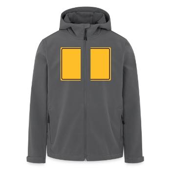 Ortsschild - Recycelte Männer Softshell-Jacke von Stanley/Stella - Anthrazit - Vorne - AI Model Male 185 light (185cm)