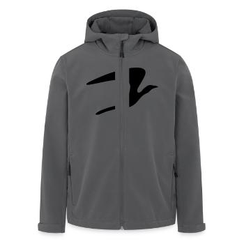 bird_vec_1de - Recycelte Männer Softshell-Jacke von Stanley/Stella - Anthrazit - Vorne - AI Model Male 185 light (185cm)