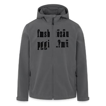 fmsbwtözäu - Recycelte Männer Softshell-Jacke von Stanley/Stella - Anthrazit - Vorne - AI Model Male 185 light (185cm)