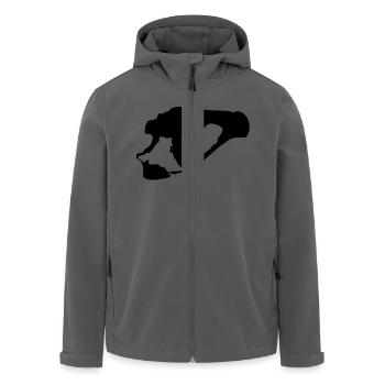 Senftenberger See - Recycelte Männer Softshell-Jacke von Stanley/Stella - Anthrazit - Vorne - AI Model Male 185 light (185cm)