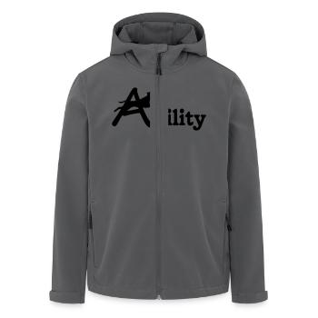 agility hundesport hunde - Recycelte Männer Softshell-Jacke von Stanley/Stella - Anthrazit - Vorne - AI Model Male 185 light (185cm)