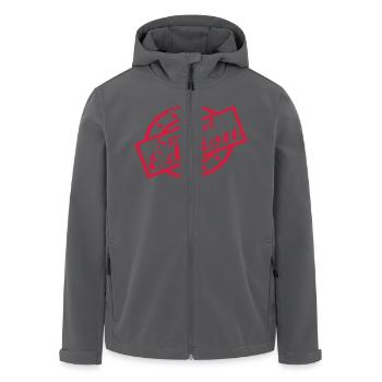 special Edition - Recycelte Männer Softshell-Jacke von Stanley/Stella - Anthrazit - Vorne - AI Model Male 185 light (185cm)