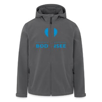 Love Bodensee - Recycelte Männer Softshell-Jacke von Stanley/Stella - Anthrazit - Vorne - AI Model Male 185 light (185cm)
