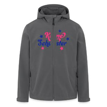 Baby - Recycelte Männer Softshell-Jacke von Stanley/Stella - Anthrazit - Vorne - AI Model Male 185 light (185cm)