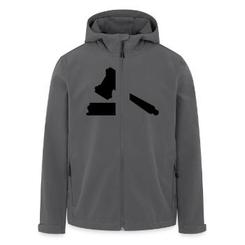 Richter - Recycelte Männer Softshell-Jacke von Stanley/Stella - Anthrazit - Vorne - AI Model Male 185 light (185cm)