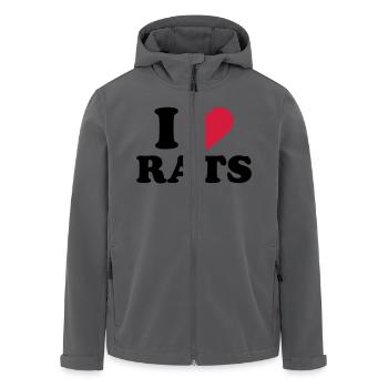 Ratte - Recycelte Männer Softshell-Jacke von Stanley/Stella - Anthrazit - Vorne - AI Model Male 185 light (185cm)
