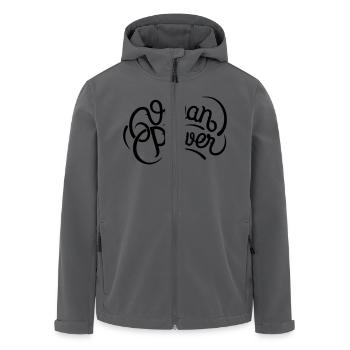 Vegan Power - Recycelte Männer Softshell-Jacke von Stanley/Stella - Anthrazit - Vorne - AI Model Male 185 light (185cm)