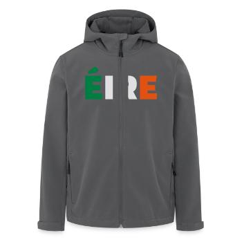 Irland - Recycelte Männer Softshell-Jacke von Stanley/Stella - Anthrazit - Vorne - AI Model Male 185 light (185cm)
