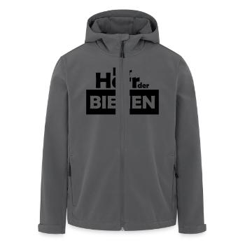 der herr der bienen - Recycelte Männer Softshell-Jacke von Stanley/Stella - Anthrazit - Vorne - AI Model Male 185 light (185cm)