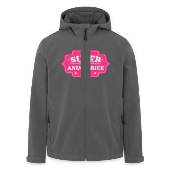 Super animatrice - Recycelte Männer Softshell-Jacke von Stanley/Stella - Anthrazit - Vorne - AI Model Male 185 light (185cm)
