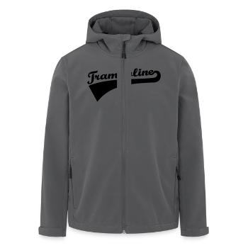 Trampolin - Recycelte Männer Softshell-Jacke von Stanley/Stella - Anthrazit - Vorne - AI Model Male 185 light (185cm)