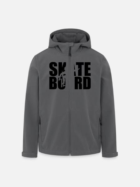 Skateboard - Recycelte Männer Softshell-Jacke von Stanley/Stella - Anthrazit
