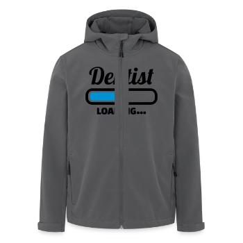 Zahnarzt - Recycelte Männer Softshell-Jacke von Stanley/Stella - Anthrazit - Vorne - AI Model Male 185 light (185cm)
