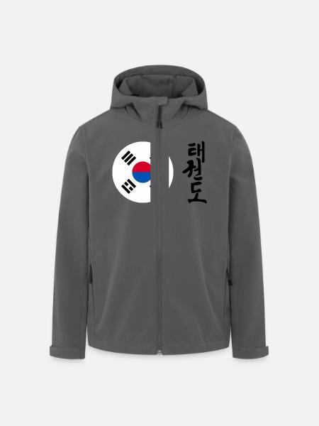 Taekwondo Taekwondoin Tae-Kwon-Do Tae Kwon Do - Recycelte Männer Softshell-Jacke von Stanley/Stella - Anthrazit