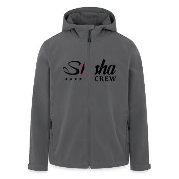 shisha crew - Recycelte Männer Softshell-Jacke von Stanley/Stella - Anthrazit - Vorne - AI Model Male 185 light (185cm)