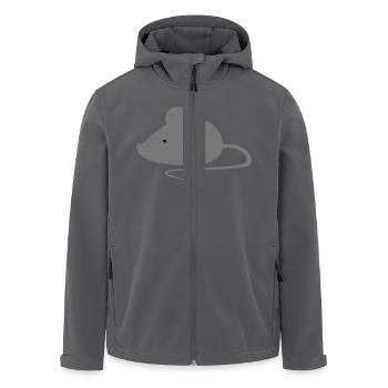 Maus - Recycelte Männer Softshell-Jacke von Stanley/Stella - Anthrazit - Vorne - AI Model Male 185 light (185cm)