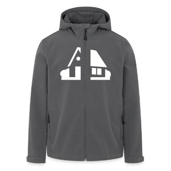 Haus - Recycelte Männer Softshell-Jacke von Stanley/Stella - Anthrazit - Vorne - AI Model Male 185 light (185cm)