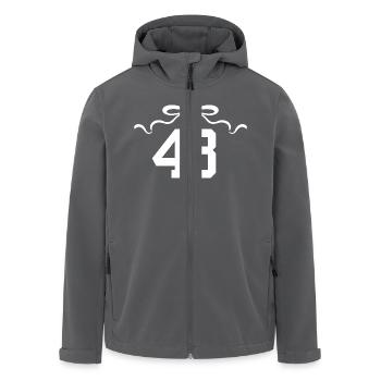 Nummer 48 Knoten - 48. Jahrestag - Recycelte Männer Softshell-Jacke von Stanley/Stella - Anthrazit - Vorne - AI Model Male 185 light (185cm)